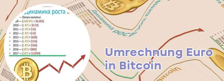 Umrechnung bitcoin euro